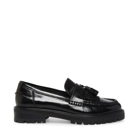 Loafers Steve Madden Minka Cuero Mujer Negras | ES TZ1283